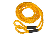 Kraft KT840009 Трос буксировочный канатный STANDART 6 м 10 т, 2 петли, полипропилен, в сумке