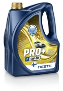 NESTE 117645 Масло моторное NESTE Pro+ F 5W-20 синтетика 5W-20 4 л.