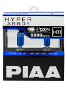 PIAA HE926H11 Лампы галогенные PIAA HYPER ARROS  (H11)  5000K 55W (2 шт) Светоотдача +120%