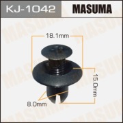 Masuma KJ1042 Клипса (пластиковая крепежная деталь)