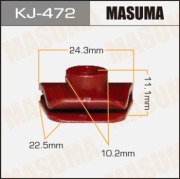 Masuma KJ472 Клипса (пластиковая крепежная деталь)