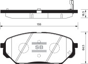 Sangsin brake SP1203