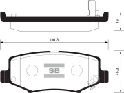 Sangsin brake SP2186