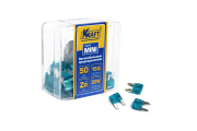 Kraft KT870012 Набор предохранителей 15А (MINI 50шт) в пластиковой коробке