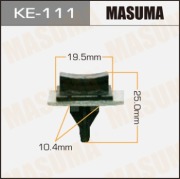 Masuma KE111 Клипса (пластиковая крепежная деталь)