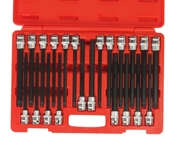 JTC JTC5329 Набор бит-головок 1/2 6-ти гранных HEX H5-H12,TORX T40-T70, SPLINE M8-M10,RM8-RM14 22 предмета