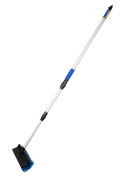 Kraft KT830047 Щетка 25 см на шланг, телескопическая ручка, 130-300 см, алюминий/полимер