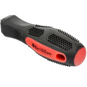 Matrix 12220 Отвертка Anti-Slip, SL6 х 100 мм, CrV, двухкомпонентная рукоятка Matrix