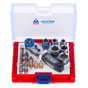 Мастак 05810020C Набор вставок (бит) 1/4&quot;&quot;, PH, PZ, Hex, Torx, Slotted, 20 предметов