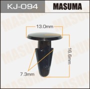 Masuma KJ094 Клипса (пластиковая крепежная деталь)