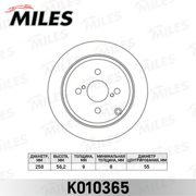 Miles K010365 Диск тормозной