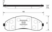 Sangsin brake SP1148