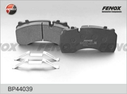 FENOX BP44039 КОЛОДКИ ТОРМОЗНЫЕ ДИСКОВЫЕ передняя ось/задняя ось; WABCO PAN 19-2; WVA 29119, 29142