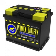 TYUMEN BATTERY 6CT60L0 Батарея аккумуляторная 60А/ч 520А 12В обратная поляр. стандартные клеммы