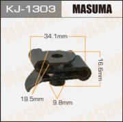 Masuma KJ1303 Клипса (пластиковая крепежная деталь)