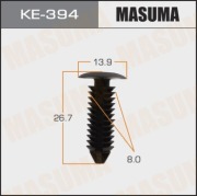 Masuma KE394 Клипса (пластиковая крепежная деталь)