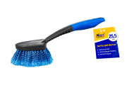 Kraft KT830050 Щетка для мытья с мягкой щетиной, 25,5 см, рабочая поверхность 13 см, пластик/полипропилен