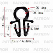 PATRON P370751 Держатель пластмассовый