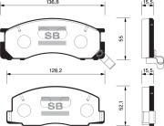 Sangsin brake SP2035