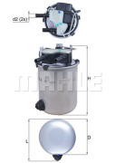 Mahle/Knecht KL1027 Фильтр топливный