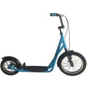 NOVATRACK 16STAMPN1CLBL8 Самокат 2-х колесный 16/12&quot;&quot; Внедорожный подростковый Novatrack City Line не складной 120 кг синий 16STAMPN1CL.BL8