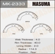 Masuma MK2333 Колодки тормозные