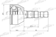 PATRON PCV1504 ШРУС