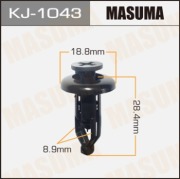 Masuma KJ1043 Клипса (пластиковая крепежная деталь)