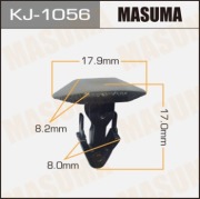 Masuma KJ1056 Клипса (пластиковая крепежная деталь)
