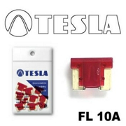 TESLA FL10A10 Предохранитель флажковый EXTRA MINI (MICRO) FL 10A красный (уп. 10 шт.)