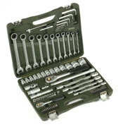Дело Техники 620778 Набор головок 1/4&quot;, 1/2&quot; с трещоточными ключами  77 предм.
