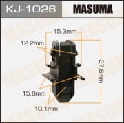 Masuma KJ1026 Клипса (пластиковая крепежная деталь)