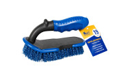 Kraft KT830049 Щетка для мытья с жёсткой щетиной, 19 см,  рабочая поверхность 18 см, пластик/полимер