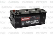 PATRON PB1901100L Батарея аккумуляторная 190А/ч 1100А 12В прямая поляр. стандартные (Европа) клеммы