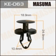 Masuma KE063 Клипса (пластиковая крепежная деталь)