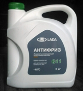 LADA 88888400005082 Охлаждающая жидкость G11 5 кг. (зеленый)