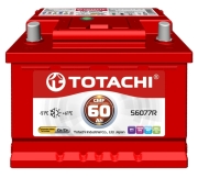 TOTACHI 4589904929946 Батарея аккумуляторная 60А/ч 540А прямая полярн. стандартные (Европа) клеммы