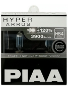 PIAA HE910HB4 Лампы галогенные PIAA HYPER ARROS  (HB4)  3900K 55W (2 шт) Светоотдача +120%