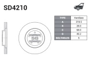 Sangsin brake SD4210