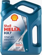 Shell 550046360 Масло моторное SHELL Helix HX7 10W-40 полусинтетика 4 л.