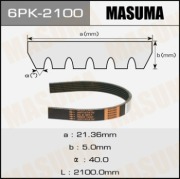 Masuma 6PK2100 Ремень привода навесного оборудования