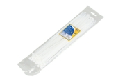Kraft KT880608 Хомут нейлоновый 4,8*300мм, белый, упаковка 50 штук