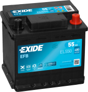 EXIDE EL550 Стартерная аккумуляторная батарея