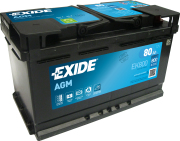EXIDE EK800 Батарея аккумуляторная 80А/ч 800А 12В обратная поляр. стандартные клеммы