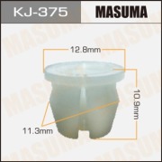 Masuma KJ375 Клипса (пластиковая крепежная деталь)