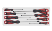 JTC JTC7644 Набор отверток усиленных, 8 предмета SL3.0x75, SL5.5x75, SL6.5x100, SL8.0x150, PH0x75, PH1x75, PH2x100, PH3x150 /1