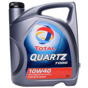 TotalEnergies 201525 Масло моторное полусинтетика TotalEnergies QUARTZ 7000 10W-40 5 л.