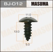 Masuma BJ012 Саморез MASUMA     5x13мм,   набор 15шт