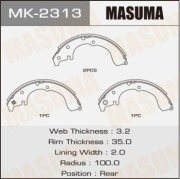 Masuma MK2313 Колодки тормозные