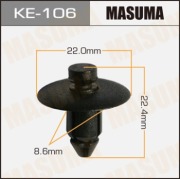 Masuma KE106 Клипса (пластиковая крепежная деталь)